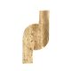Brutalist travertine ashtray, Cerri Nestore, Italy, 1970s