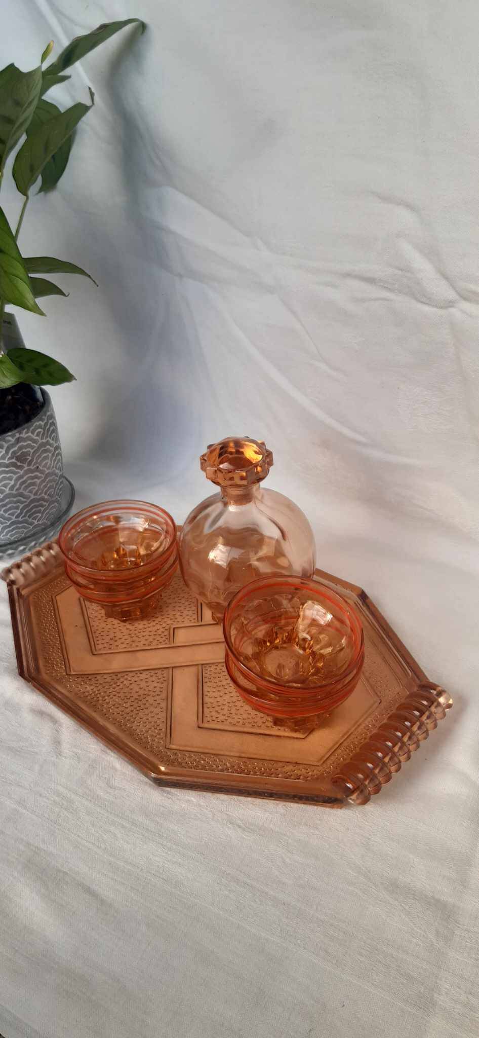 Service à Liqueur Art Déco de De Rupel, Belgique, 1938