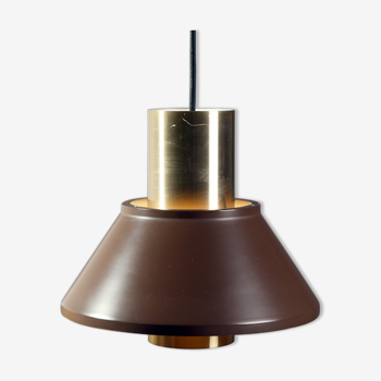 Lampe vintage scandinave Life de Hammerborg, Fog & Morup cuivre marron