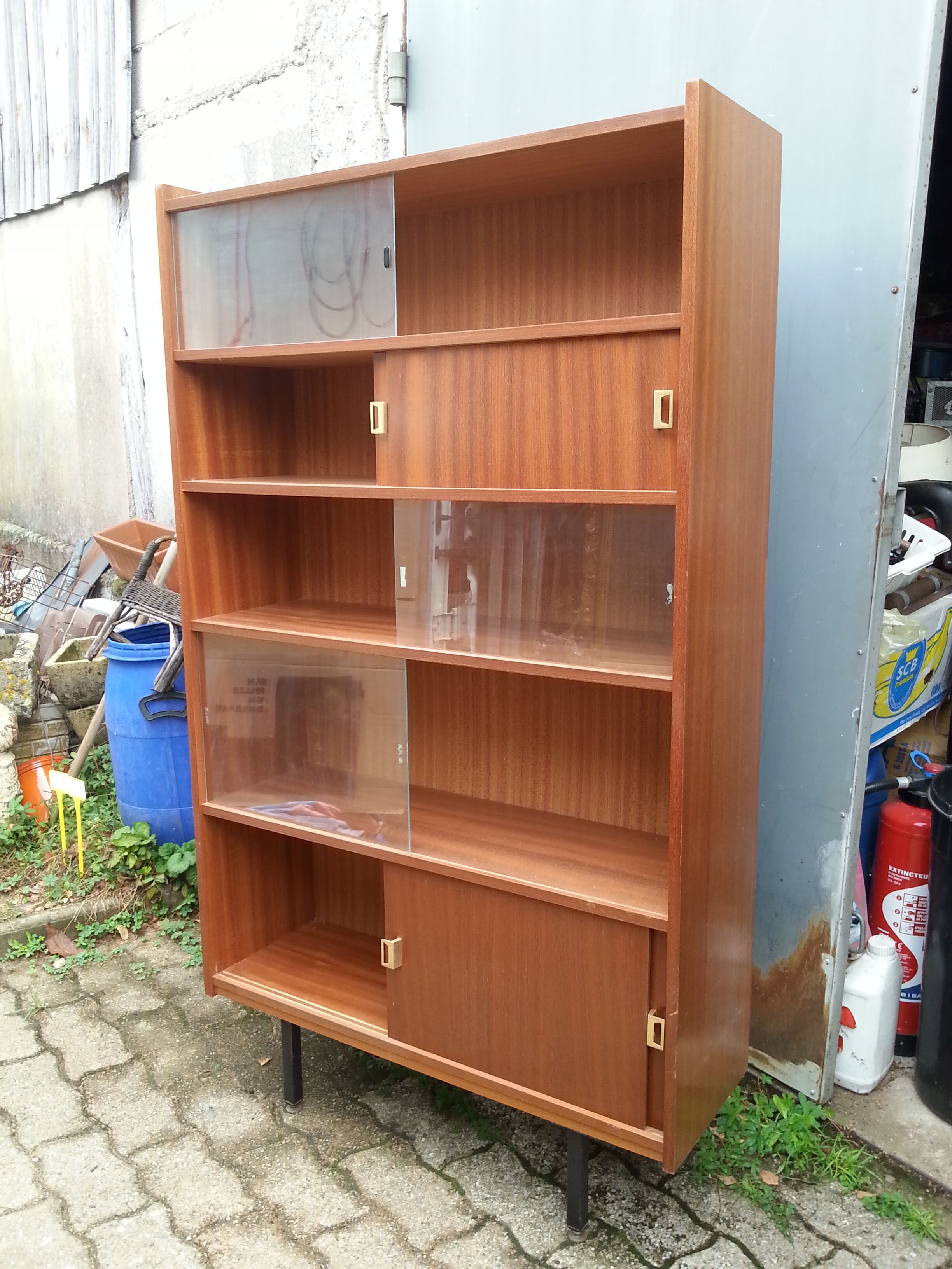 Showcase vintage 1960 in teak