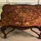 Dutch marquetry table, 19th century