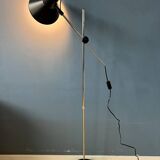 Vintage adjustable black floor lamp in style of Hoogervorst