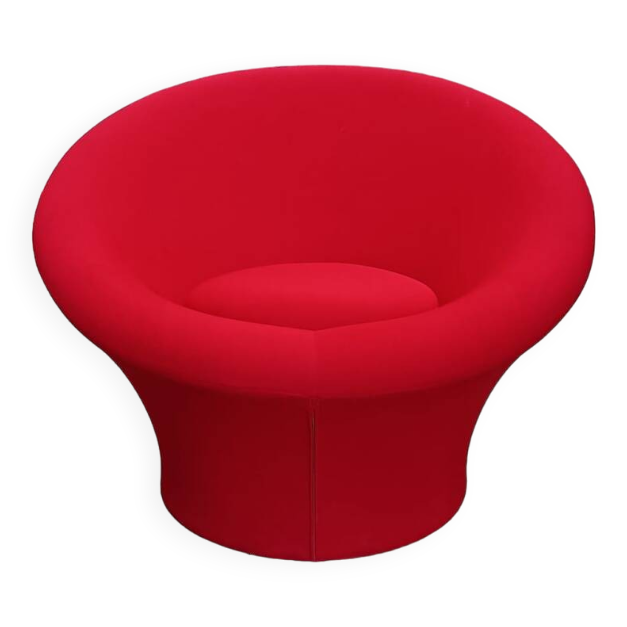 Fauteuil Mushroom rouge par Pierre Paulin