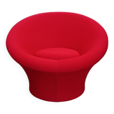 Fauteuil Mushroom rouge par Pierre Paulin
