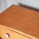 Wooden commode with 3 drawers, storage unit, antique, Art Deco