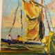 Old painting, Marine signed, 70s/80s