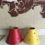 Perforated paper lampshades, 1950s