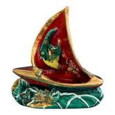 Night light lamp Ceramic fish Vallauris
