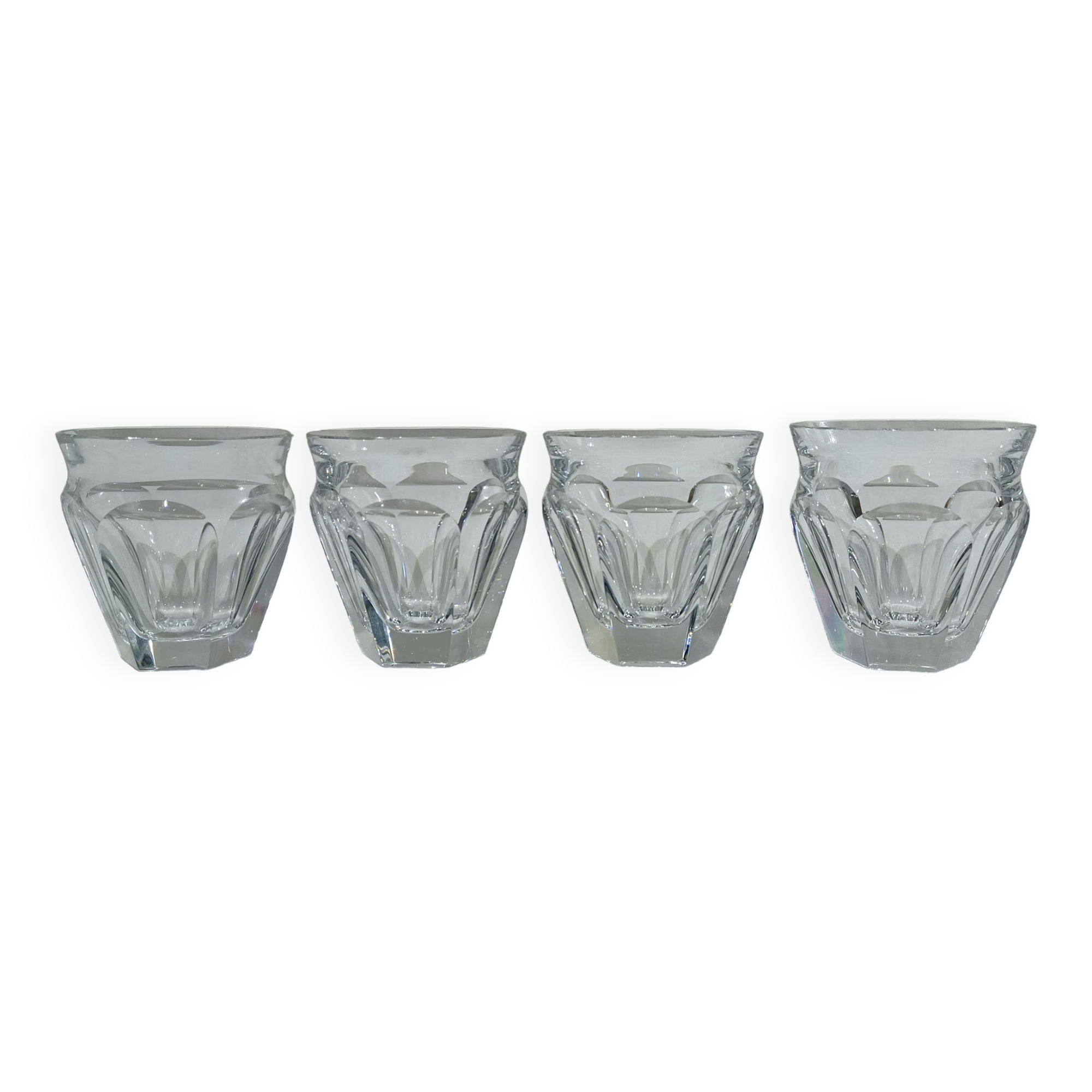 Set of 4 shot cups Baccarat