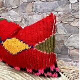 Vintage Moroccan berber boujaad pillow