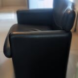 Pair of Tecno 148 leather armchairs