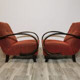 Pair of armchairs by Jindrich Halabala