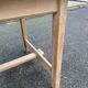 Renovated extendable farmhouse dining table in solid oak, 1950, 200cm.