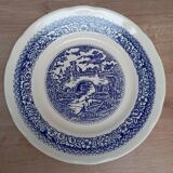Ironstone tableware plate made in Italy
