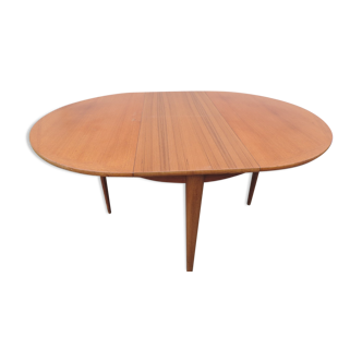 Round table teak scandinavian style 1970