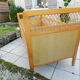 Lit enfant rotin vintage