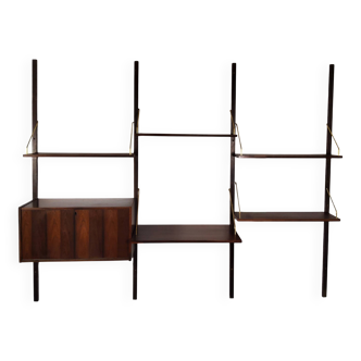 Étagère murale scandinave modulaire – Design danois des années 1970