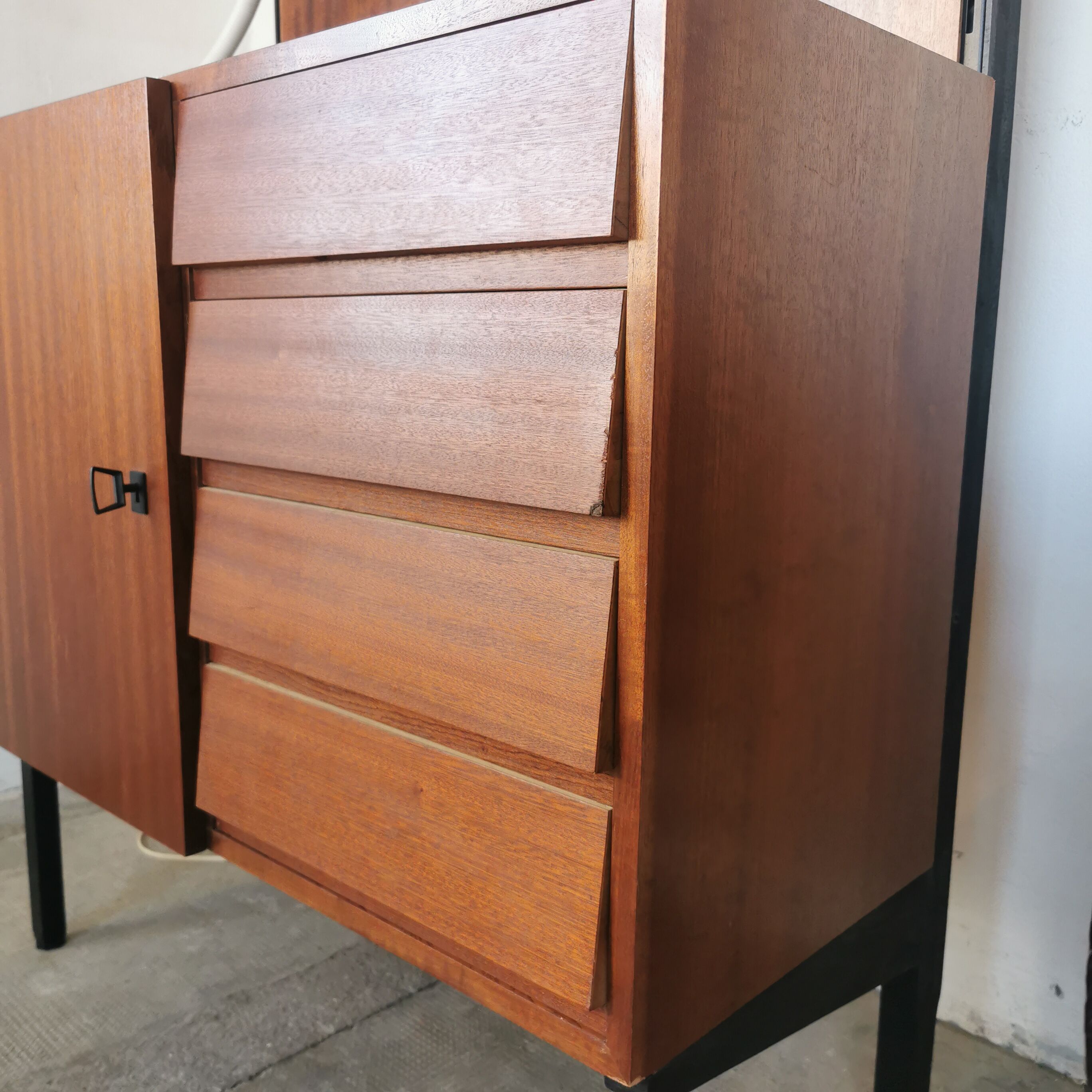 Shelf, bookcase, Scandinavian style from the 60s