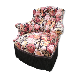 Fauteuil style crapaud 60