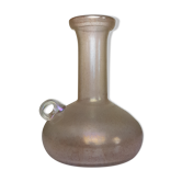 Vase style art nouveau rose saumon irisé