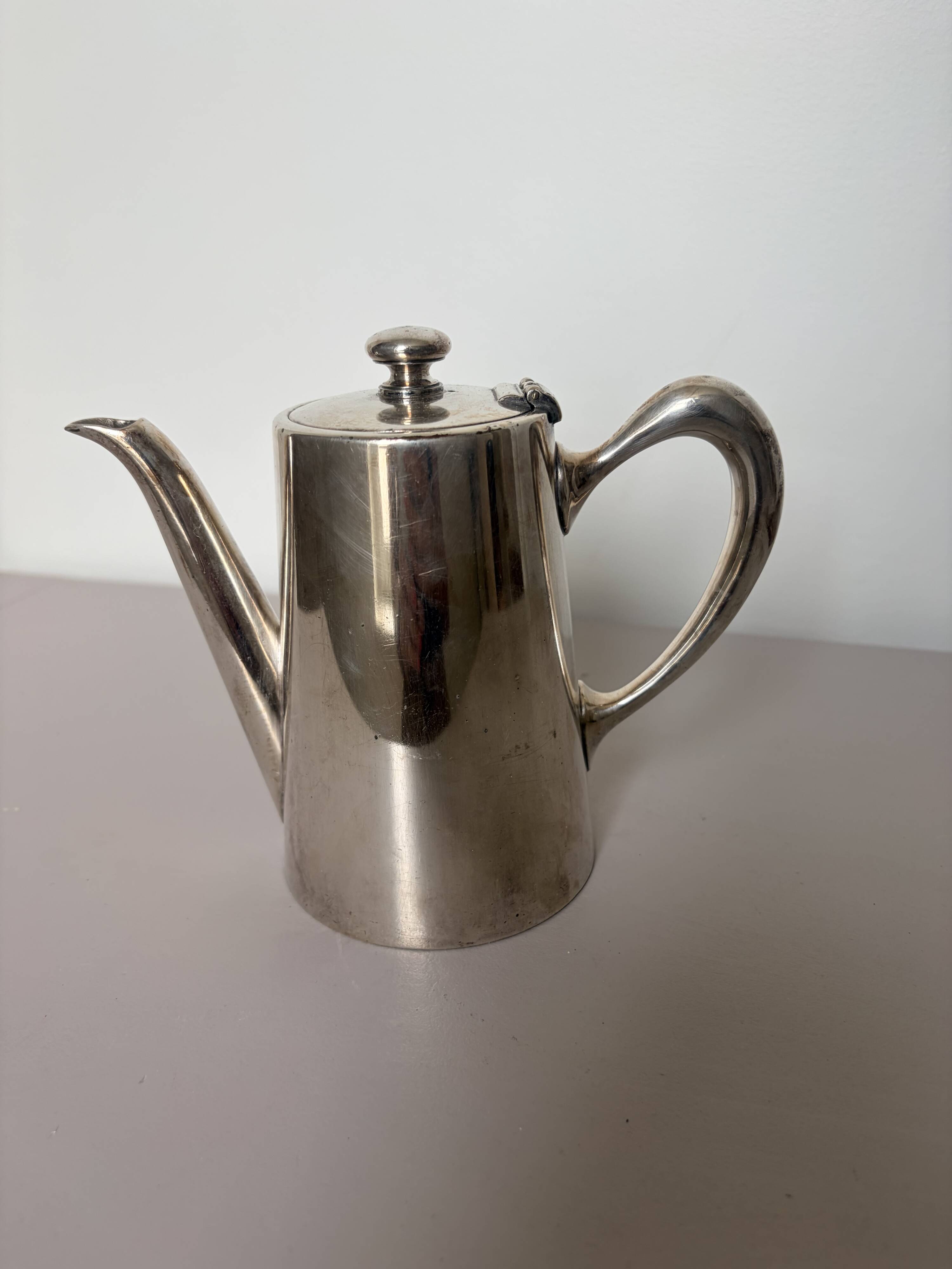 verseuse en métal argenté christofle vintage 240538