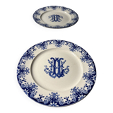 Jules Vieillard plate / Rouen model