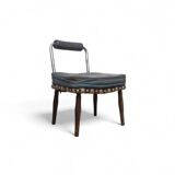 1940s modernist avantgarde tubular steel chair