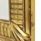 Miroir Deknudt en or Hollywood Regency biseauté 92 cm