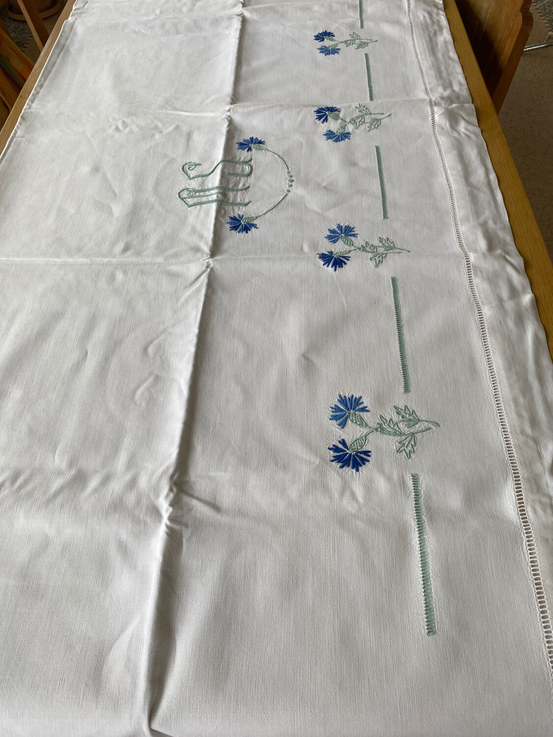 Embroidered sheet