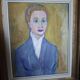 Painting by Jean Micoine - Oil on framed panel - 1953