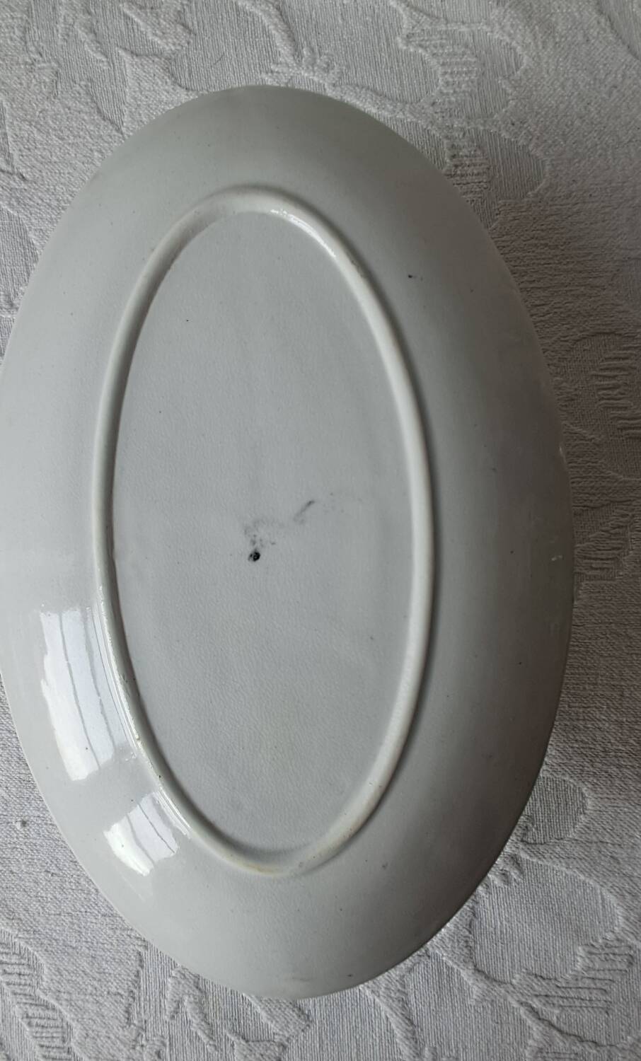 Sauceboat from Pexonne pottery. Country model in ironstone.
