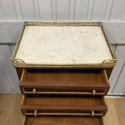 small mahogany chiffonnier table