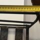 Art deco wrought iron coat rack and Degue lamp