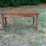 Old farmhouse table late 19th century in solid oak