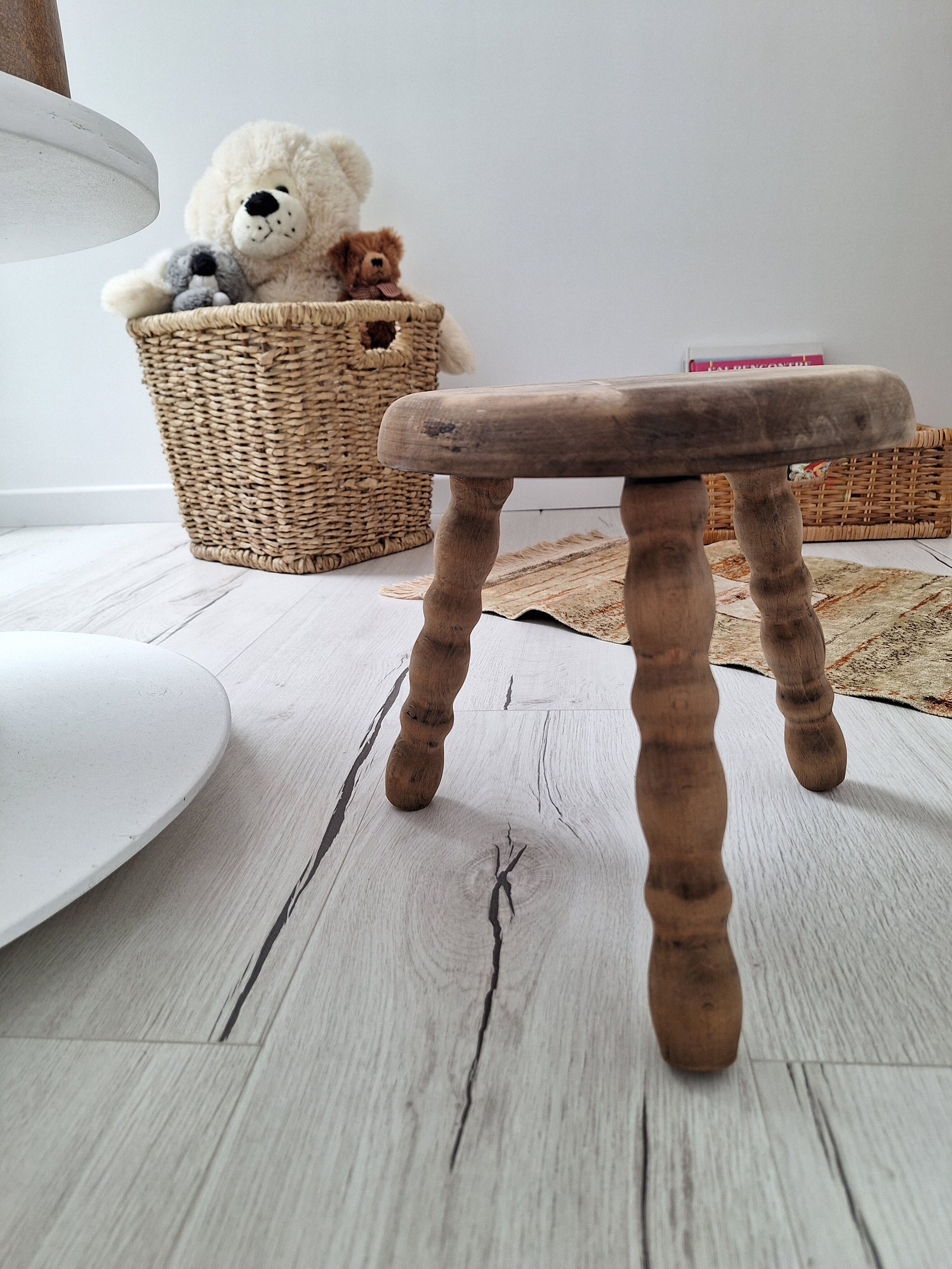 Vintage tripod stool