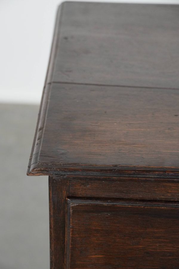 Subtle English Antique Oak Chest from the 18th Century