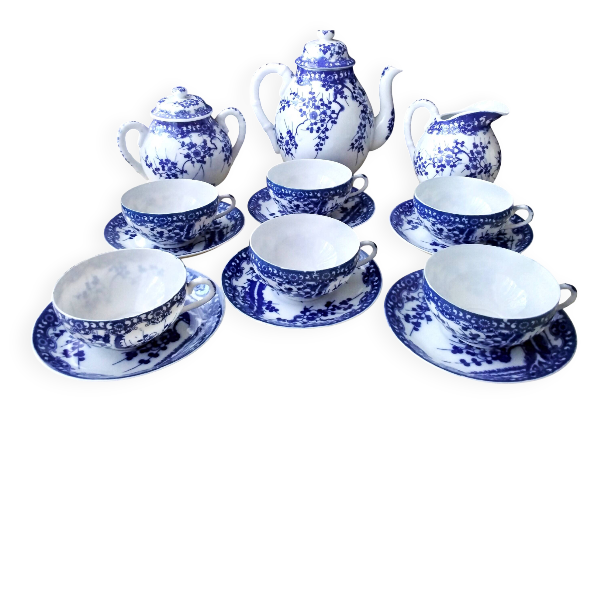 Service à thé en porcelaine du Japon