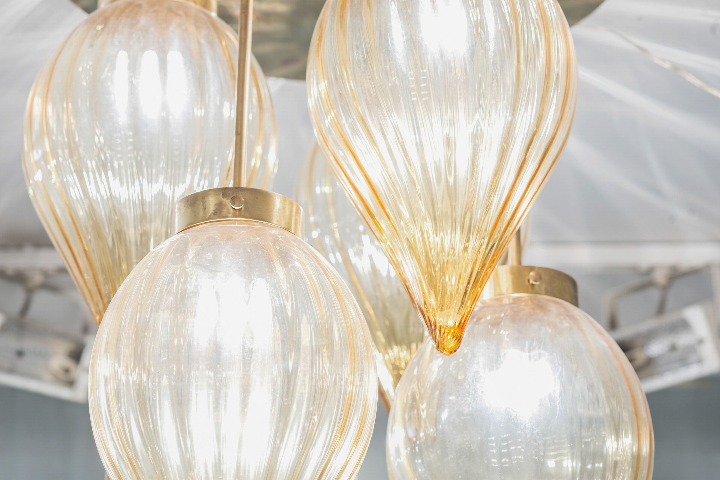 Murano glass chandelier drops