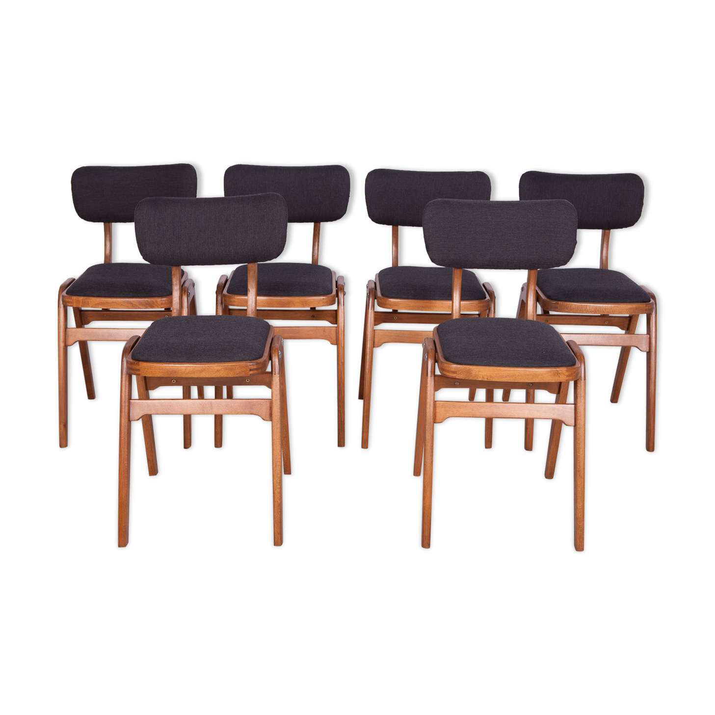 Ensemble de 6 chaises 1960s