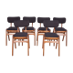Ensemble de 6 chaises 1960s
