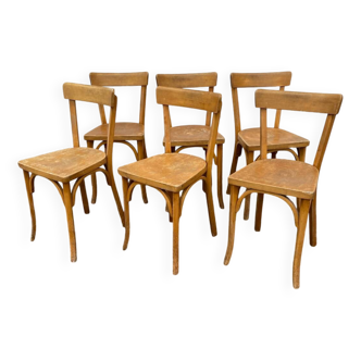 Set de 6 chaises baumann bistrot