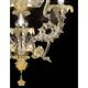 Verre de Murano Ca’ Rezzonico impérial de luxe avec feuille d'or