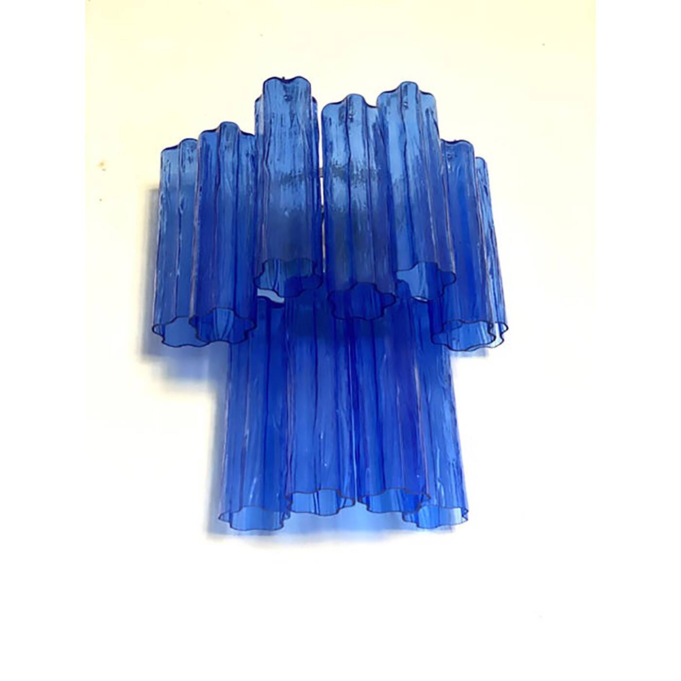 Contemporary Blue “Tronchi” Wall Sconce in Venini Style