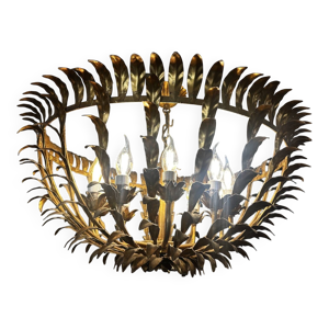 lustre en laiton 1960
