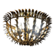 Brass chandelier 1960