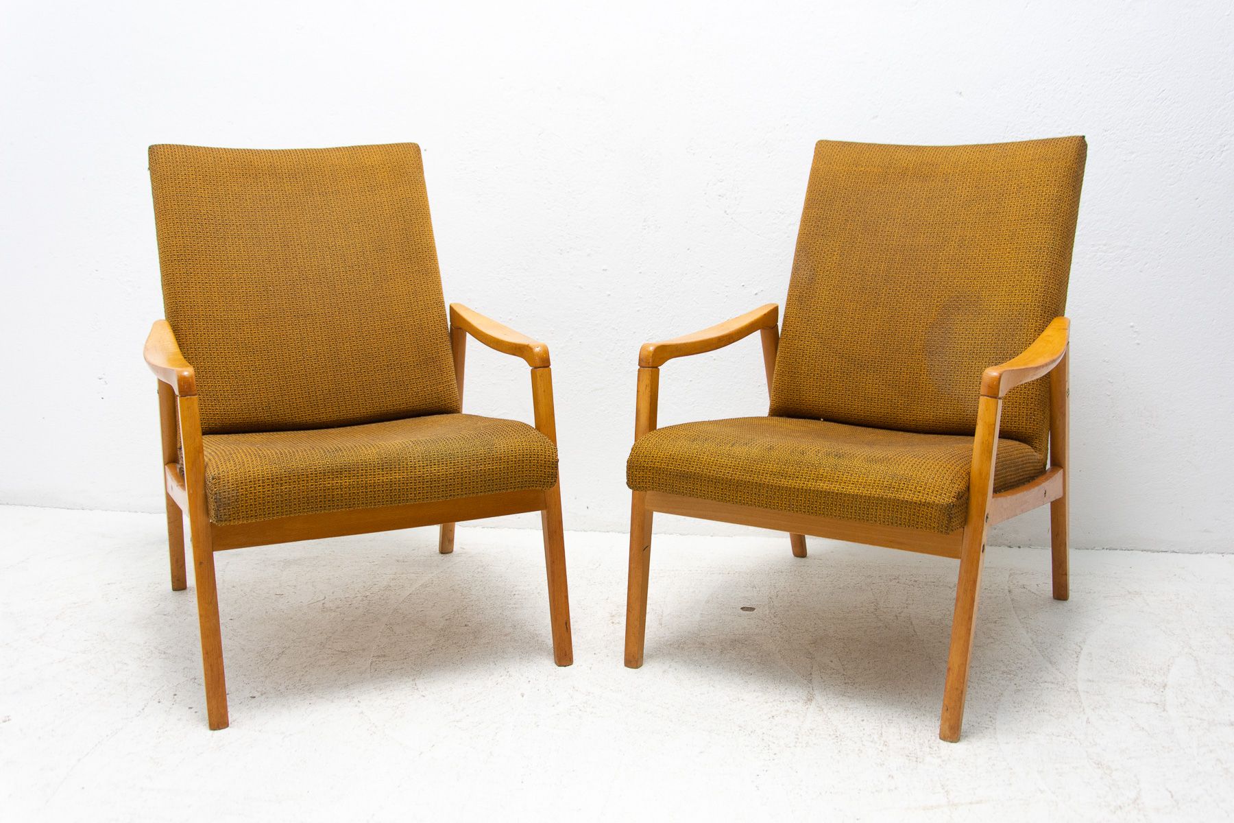 Pair of armchairs by Jiří Jiroutek for Interiér Praha, 1970