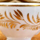 Antique Empire XIX coffee service for 6 cups, porcelain from Paris.