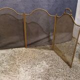 5-leaf brass fire screen