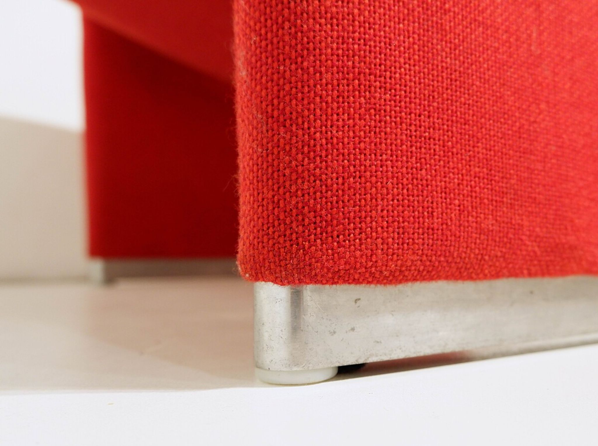 Red Alky armchair by Giancarlo Piretti to Castelli Italy 70s
