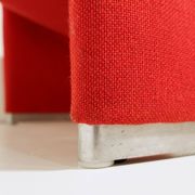 Red Alky armchair by Giancarlo Piretti to Castelli Italy 70s